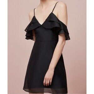 KEEPSAKE THE LABEL Dress Womens Small Black A-Line Flare Mini LOST LOVERS